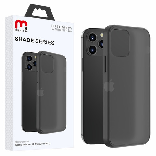 MyBat Pro Shade Series Hybrid Case for Apple iPhone 12 (6.1) - Semi Transparent Smoke